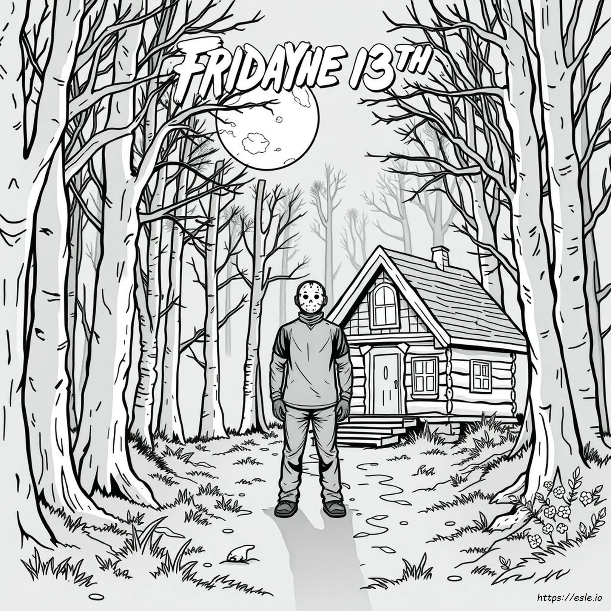 Friday The 13Th Coloring Book
