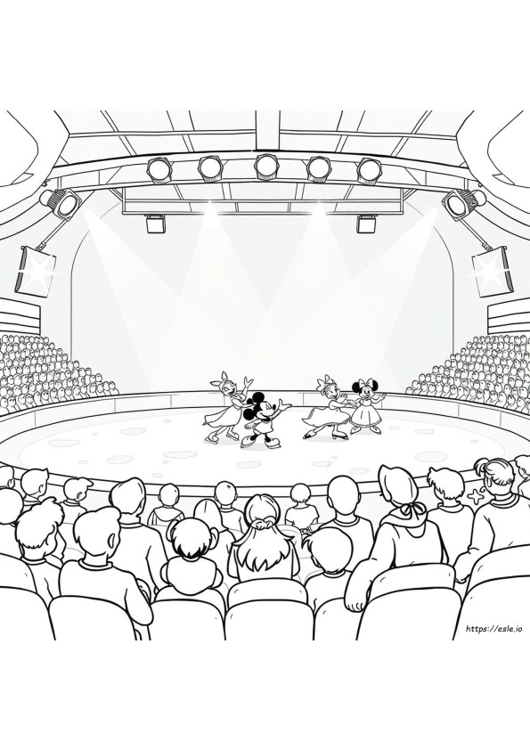 Kumpulan Gambar Mewarnai Disney On Ice