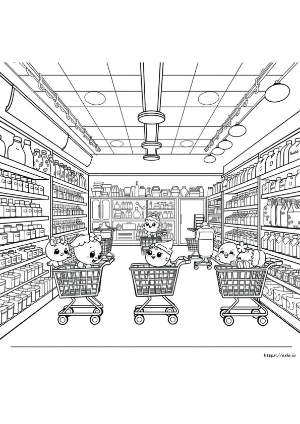 Grandes Desenhos De Shopkins Para Colorir
