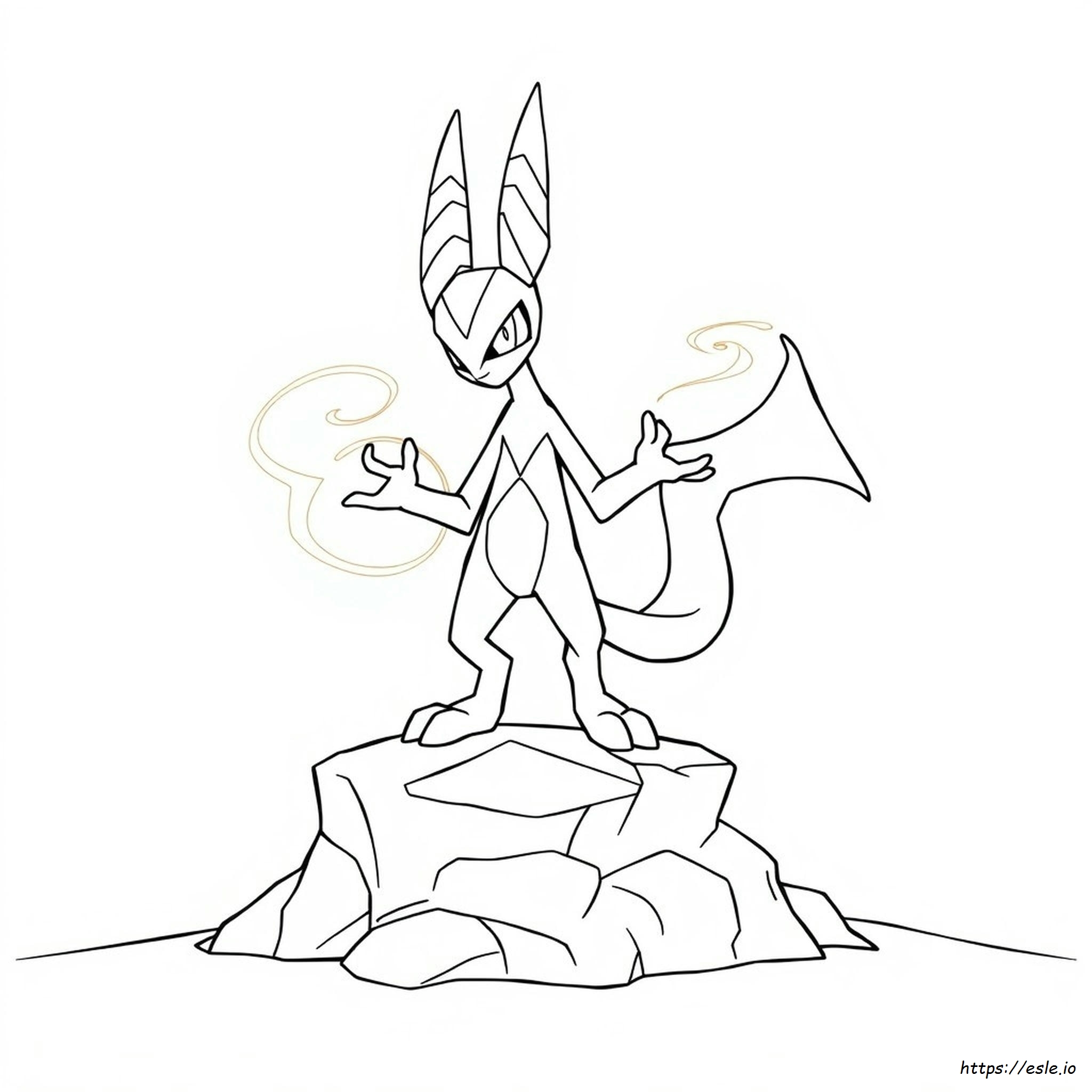 Alakazam Coloring Page