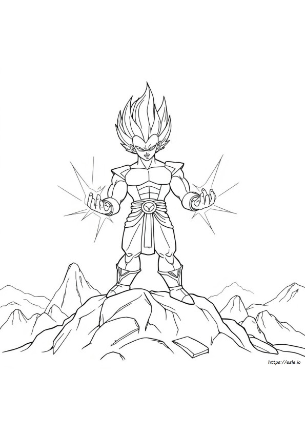 Dragon Ball Z Gotenks Színező