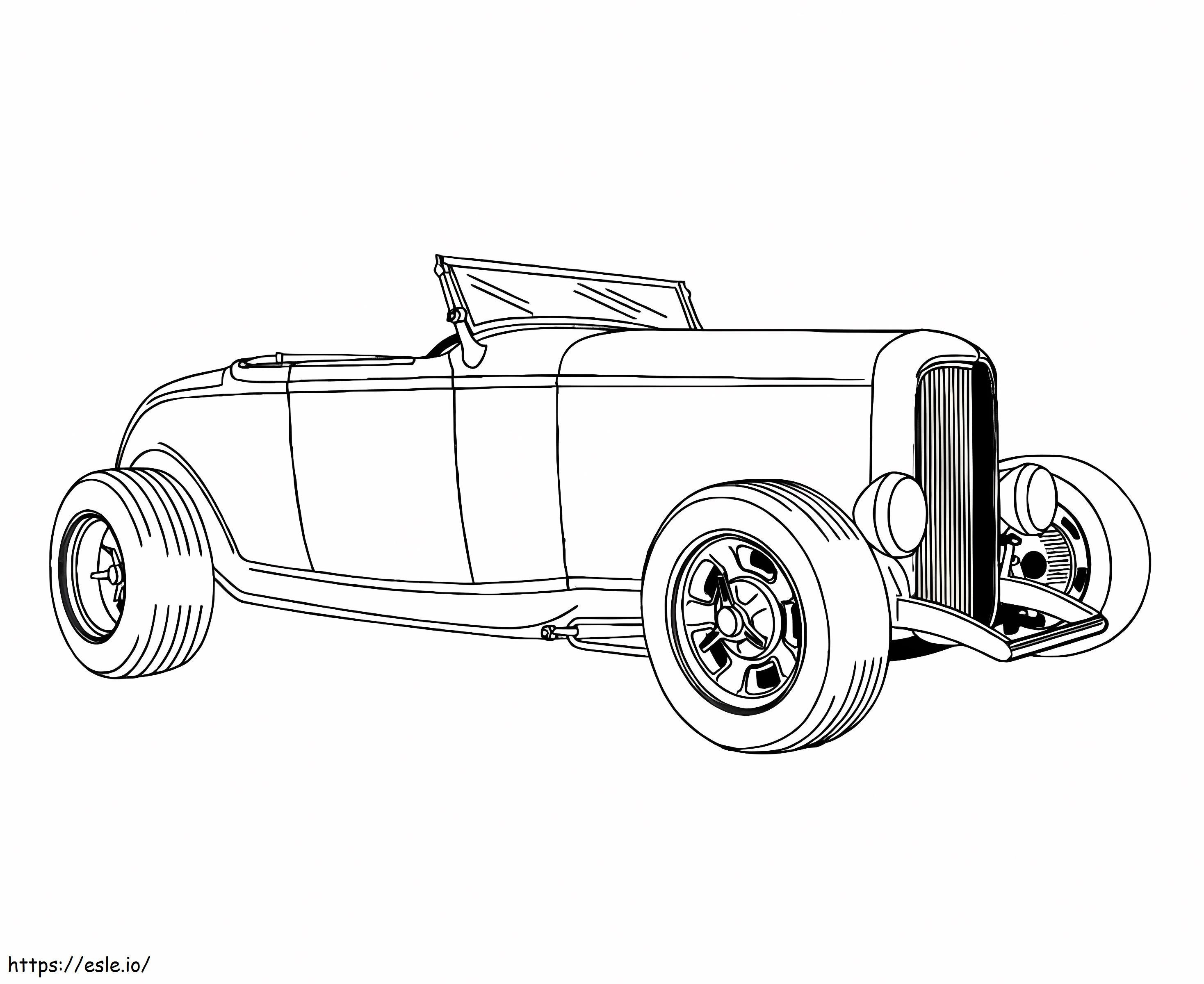Hot Rod 2 coloring page