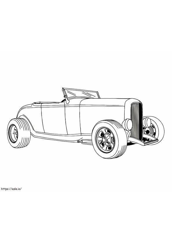 Hot Rod 2 coloring page