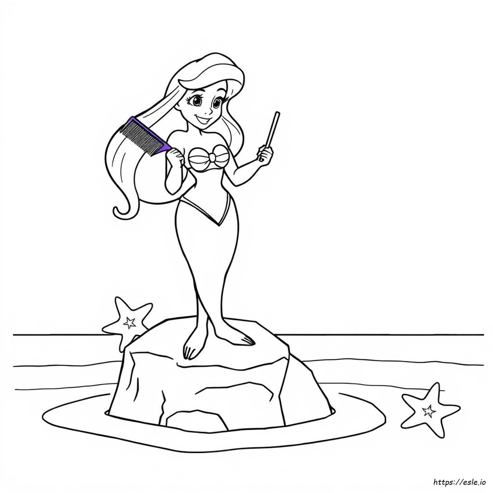 Ariel Coloring Pages Pdf