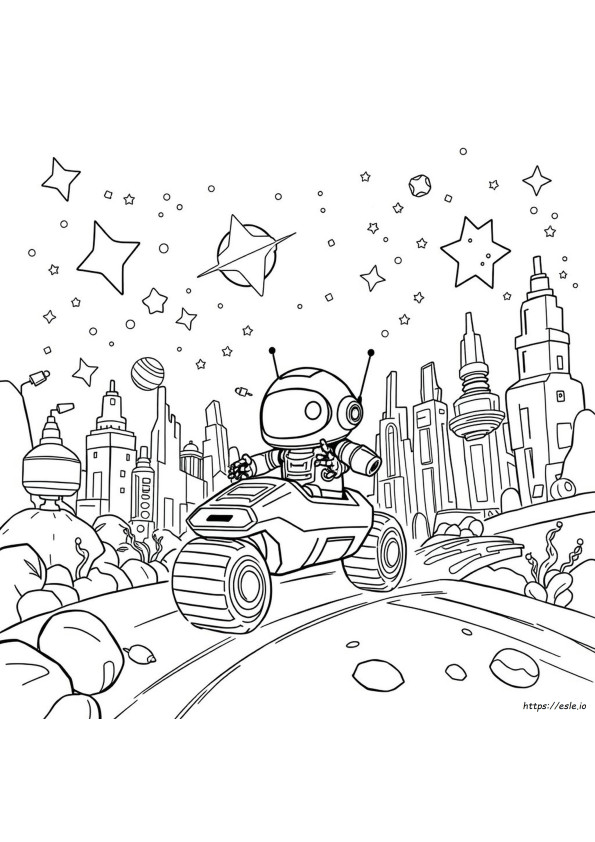 Disegni Da Colorare Di Astro Bot Playstation