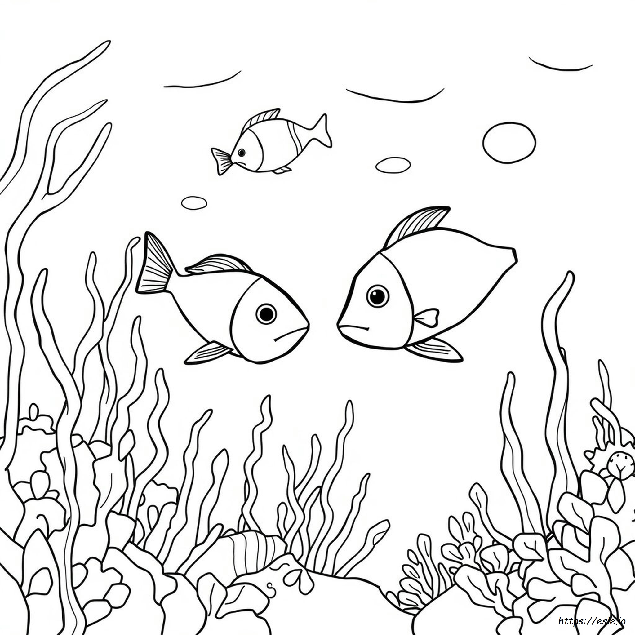 Coloring Pages Of Fish In The Ocean