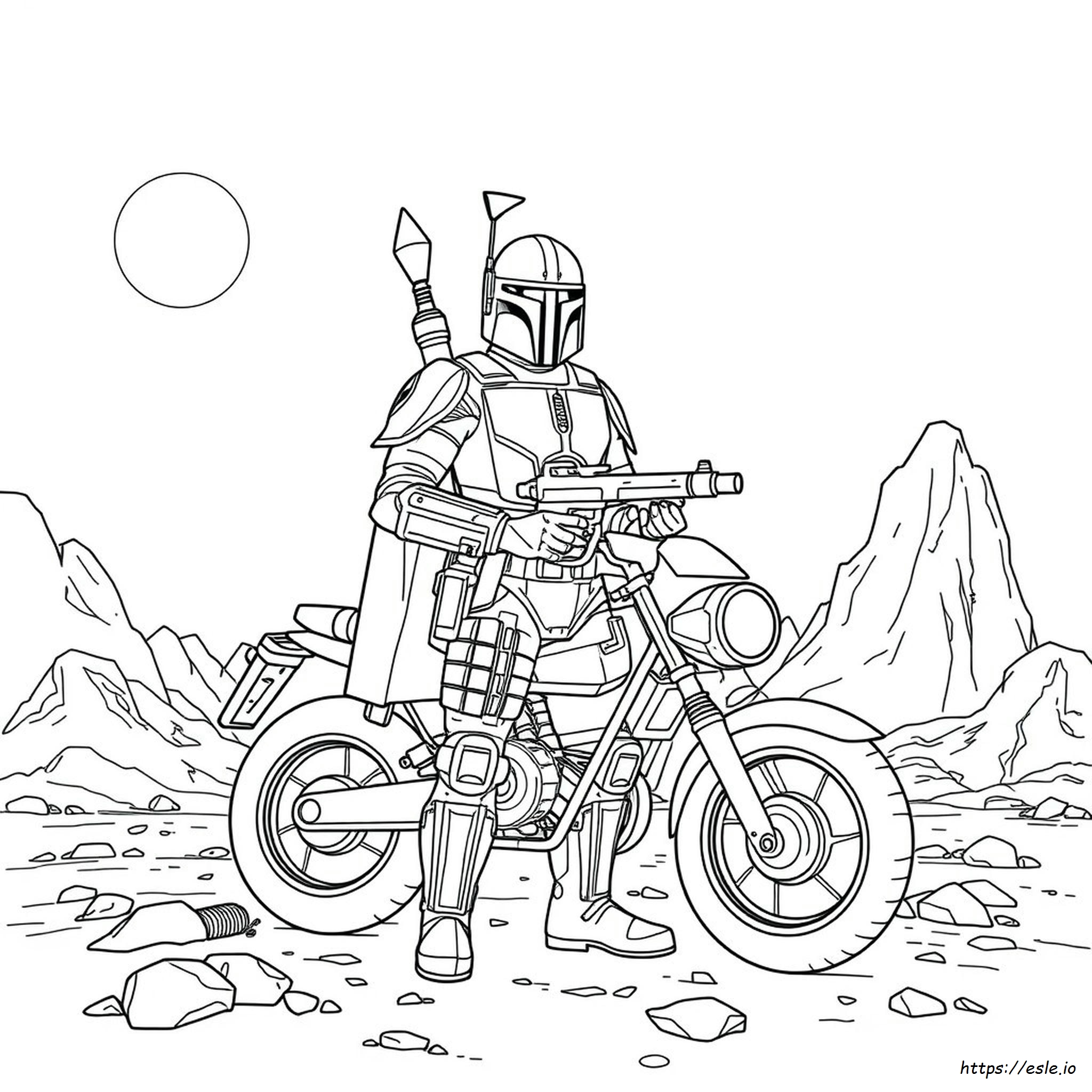 Mandalorian Colouring Book