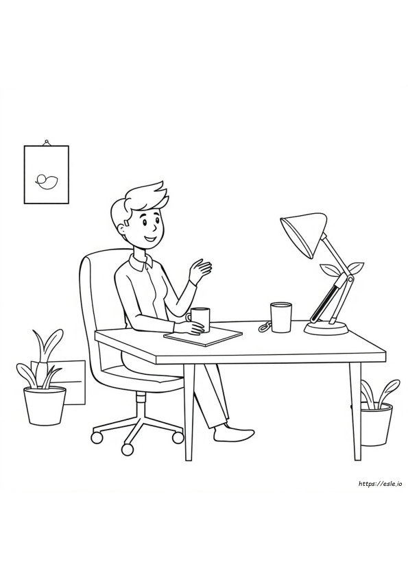 Gambar Mewarnai The Office Gratis