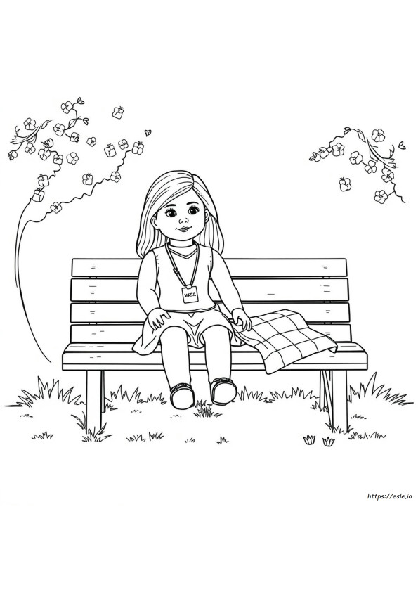 American Girl Coloring Pages Printable