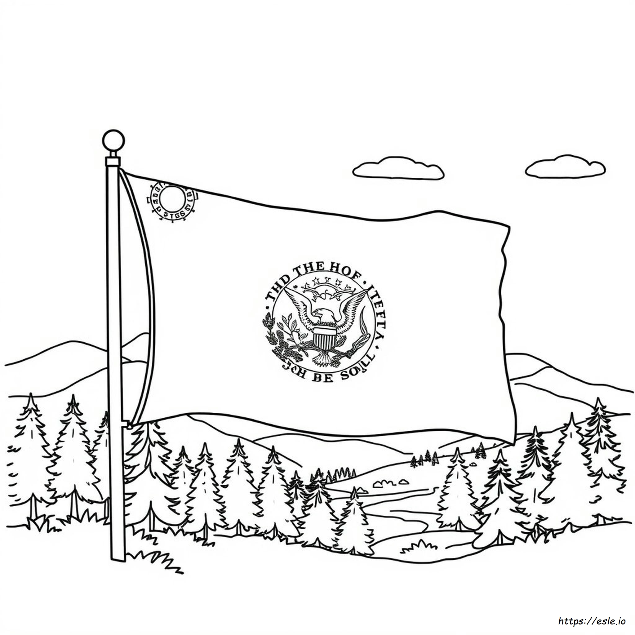 Idaho State Symbols Coloring Pages