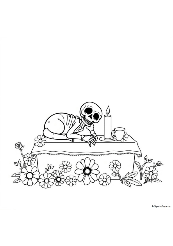 Calavera Kleurplaat Pdf