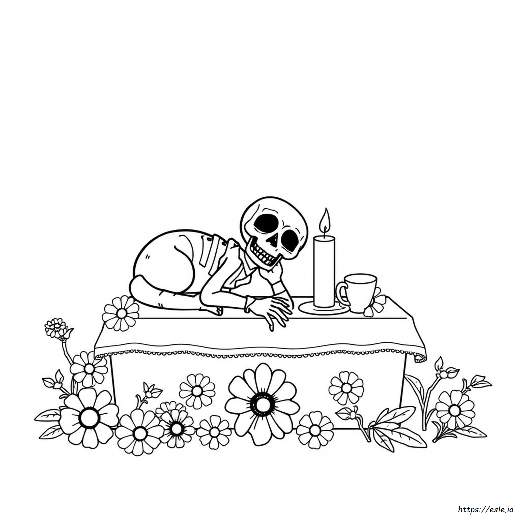 Calavera Da Colorare Pdf