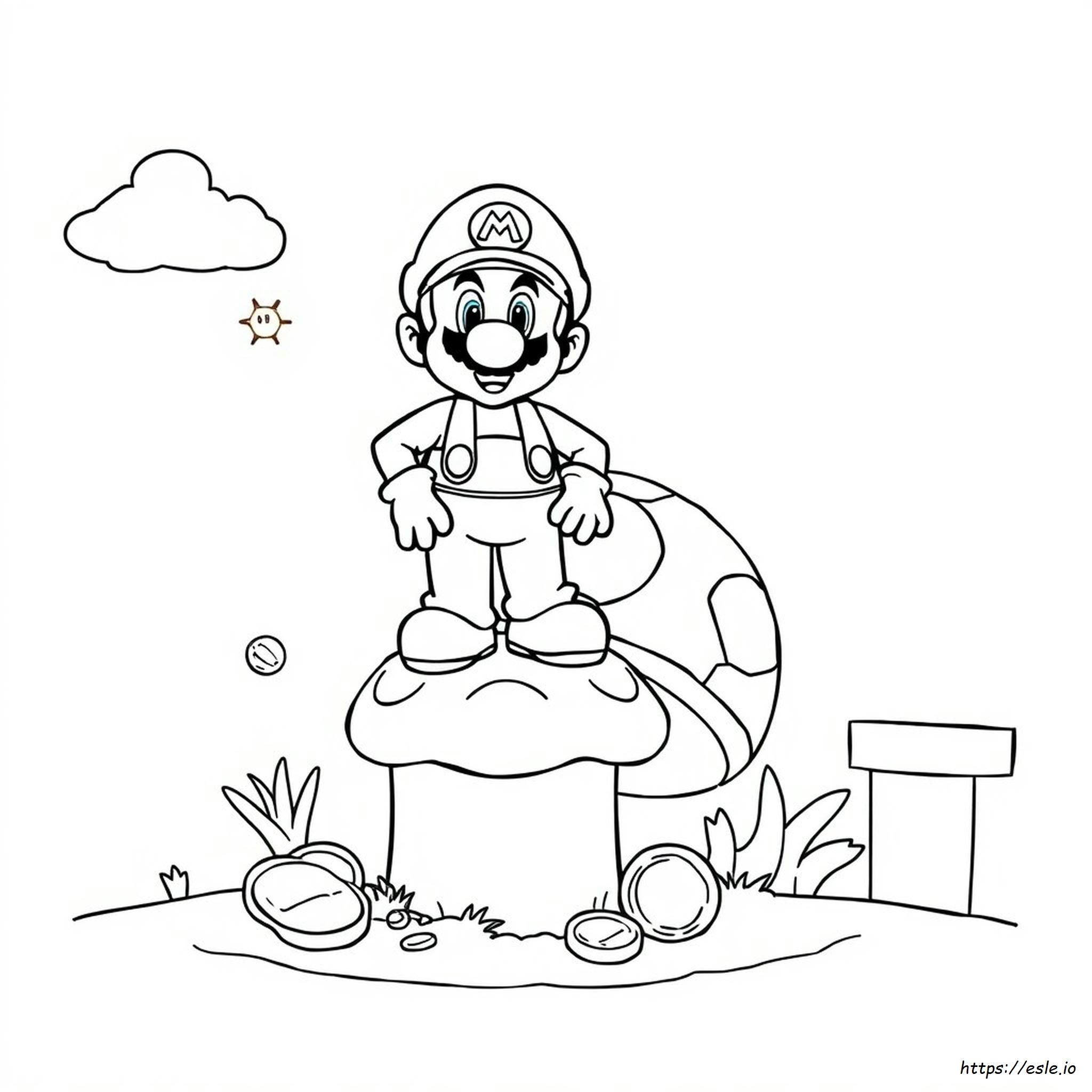 Mario Games Coloring Pages