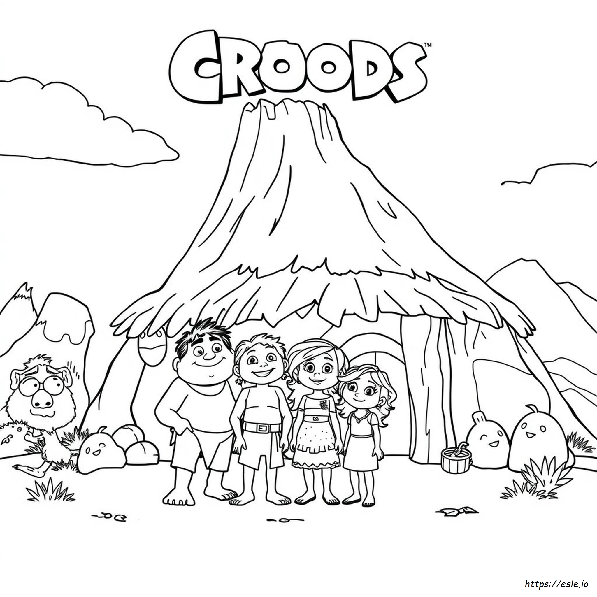 Croods Coloring Page