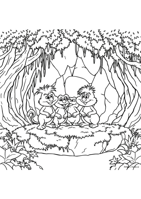 Disegni Da Colorare Gratuiti Di Fraggle Rock