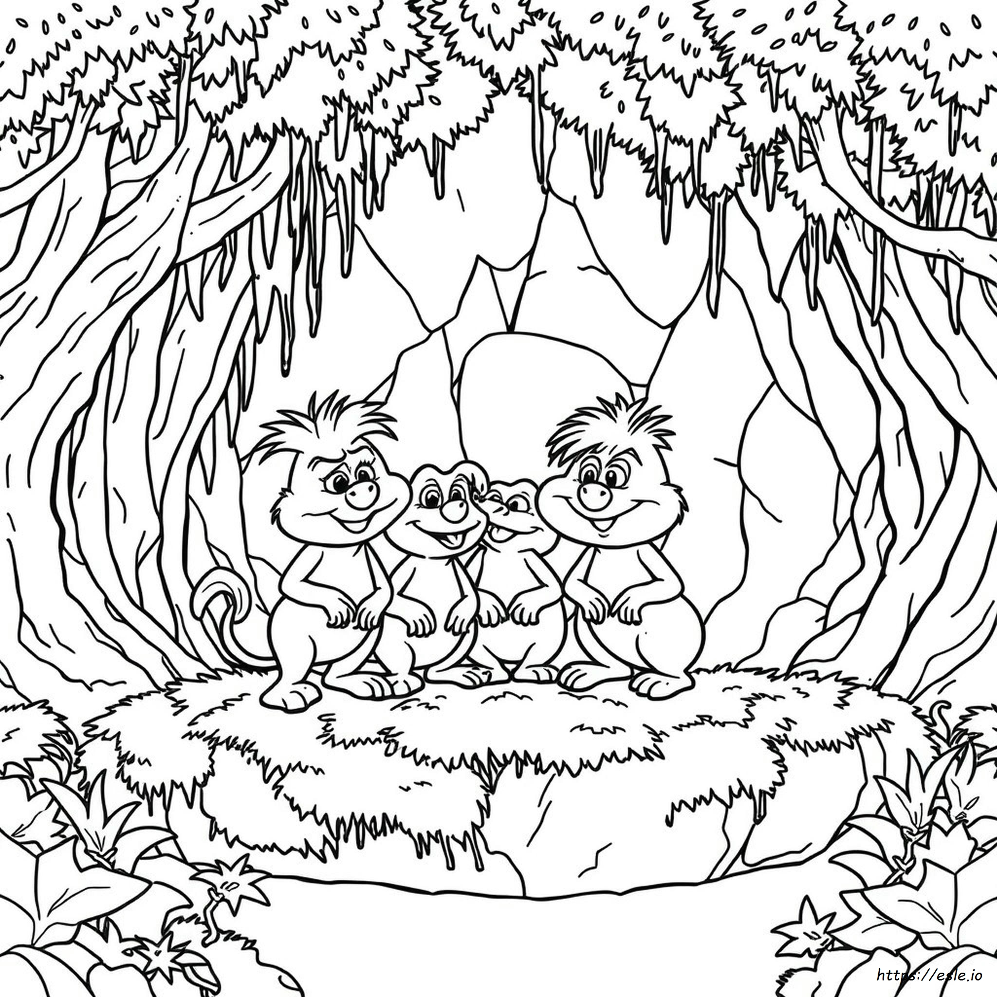 Free Fraggle Rock Coloring Pages