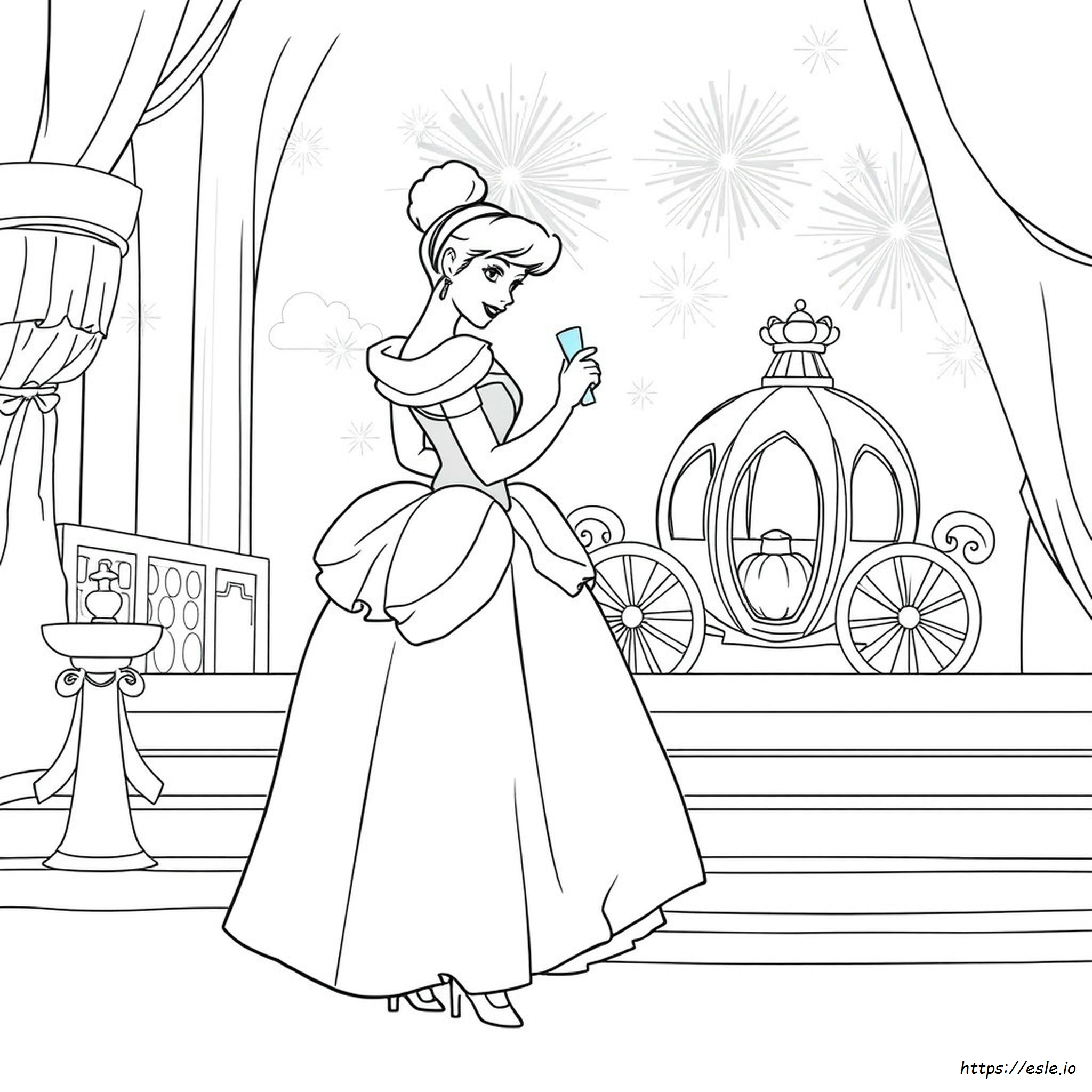 Cenerentola Da Colorare