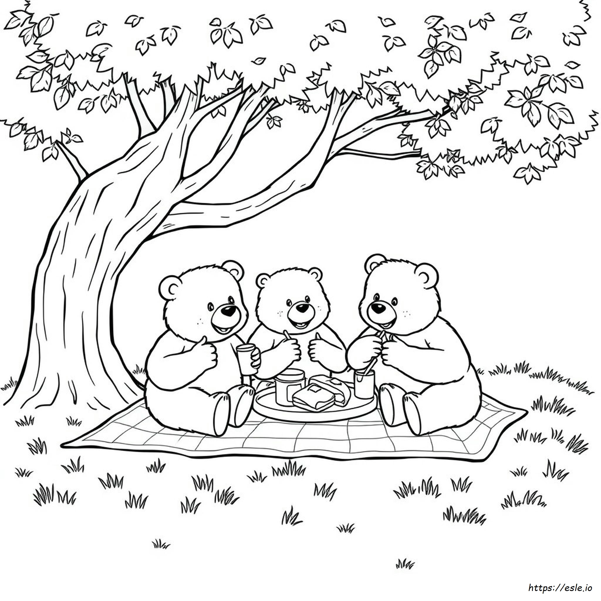 Disegni Da Colorare Degli Orsi Berenstain