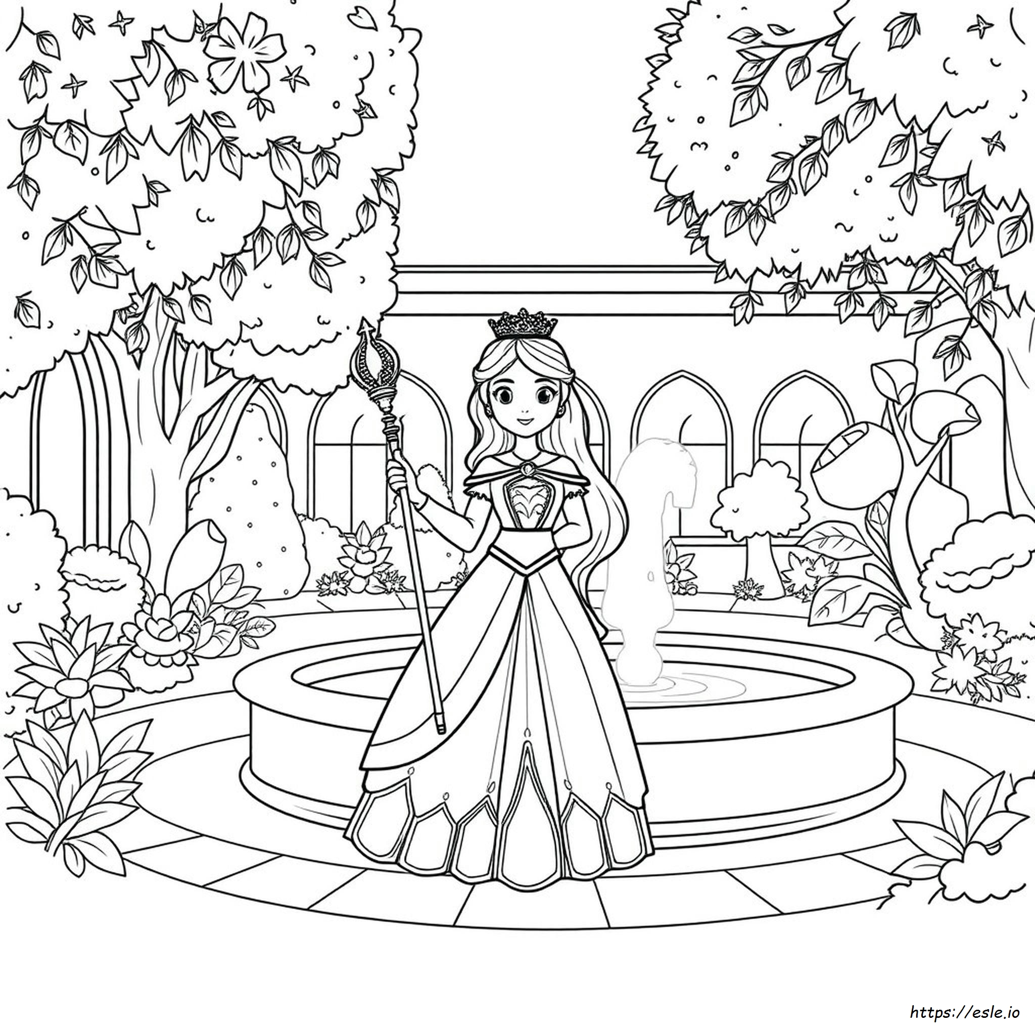 Princess Sophia Coloring Page