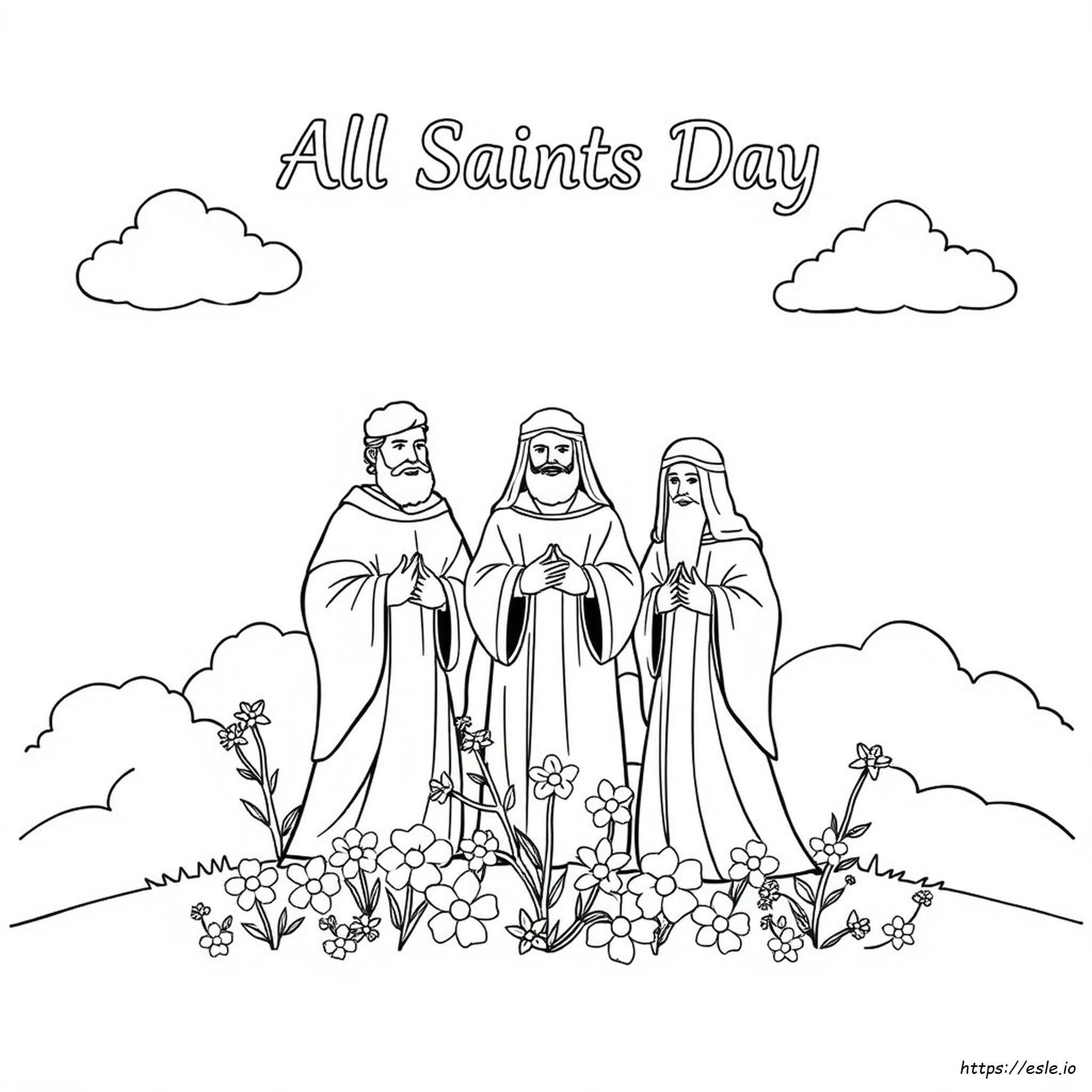 All Saints Day Coloring