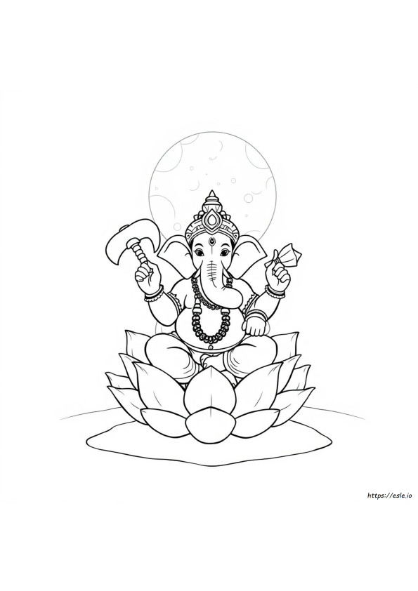 Ganesha Boyama Sayfaları