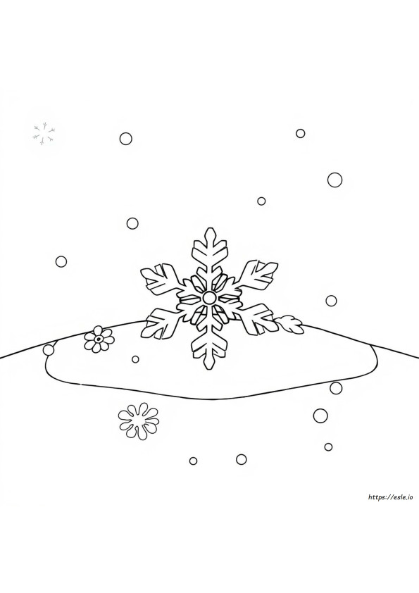 Fiocchi Di Neve Da Colorare