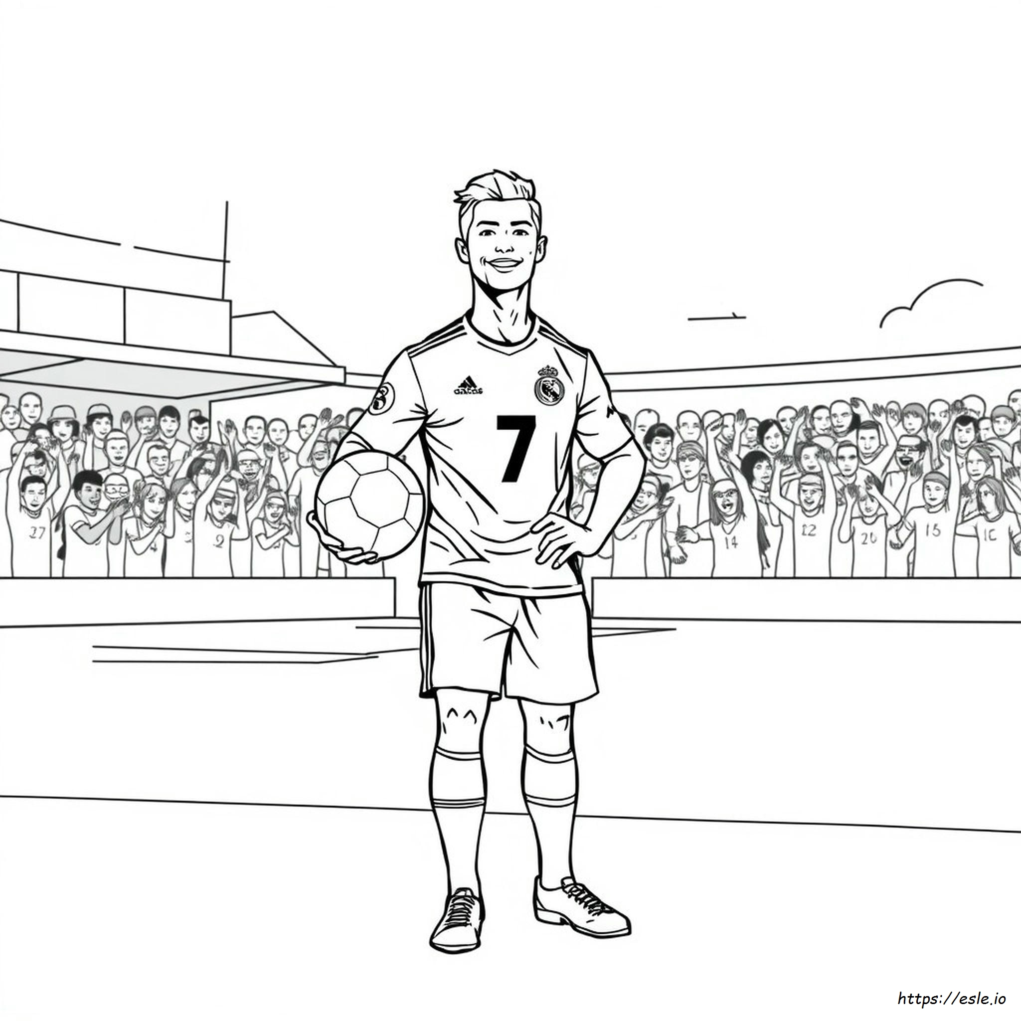 Kolorowanka Cr7 Ronaldo