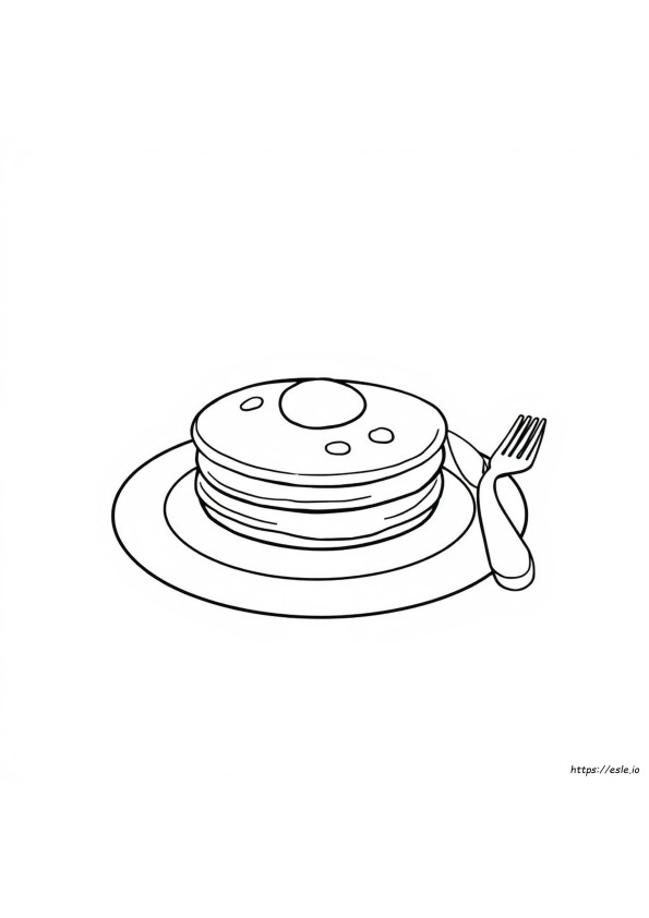 Coloriage Crêpe