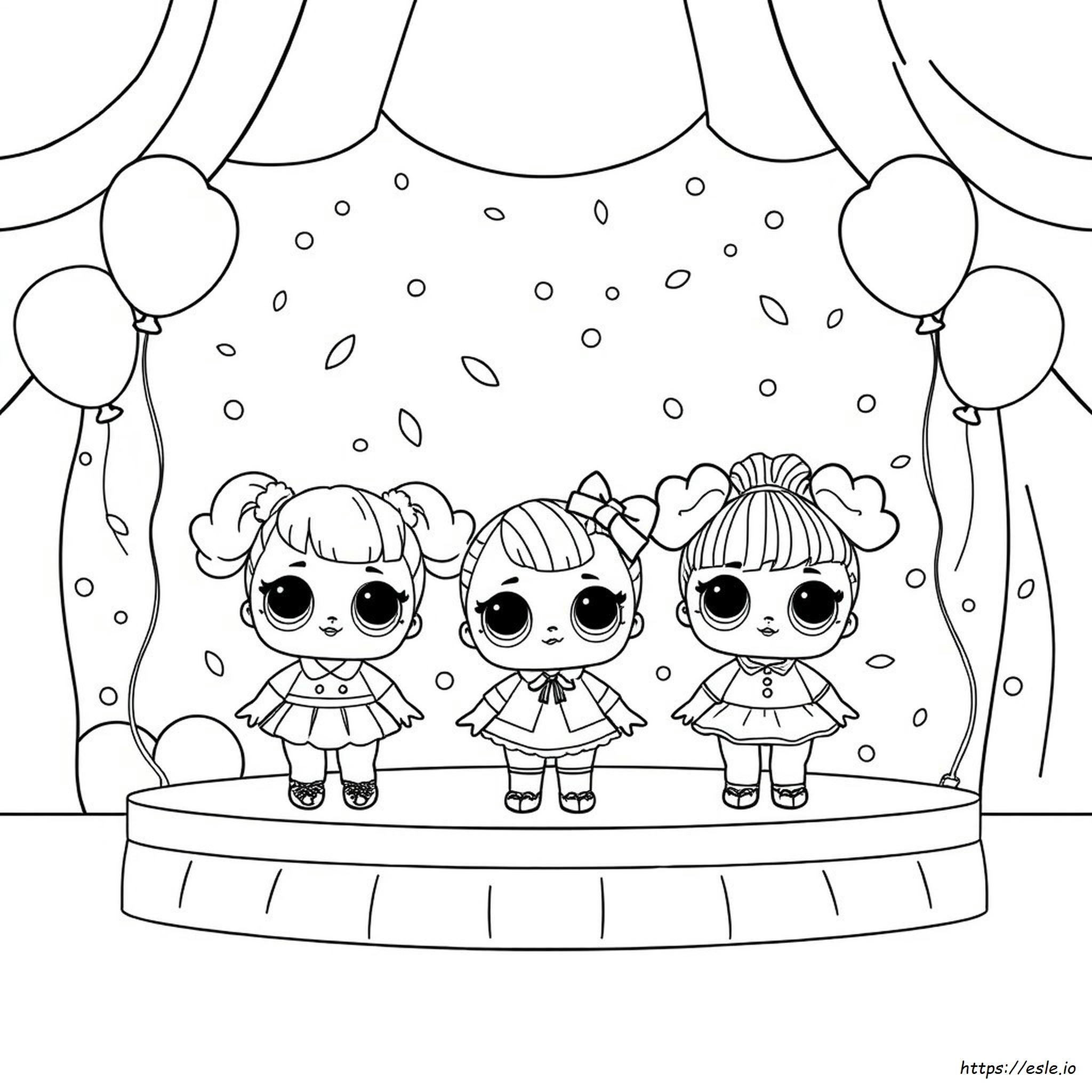 Kolorowanki Lol Surprise Dolls