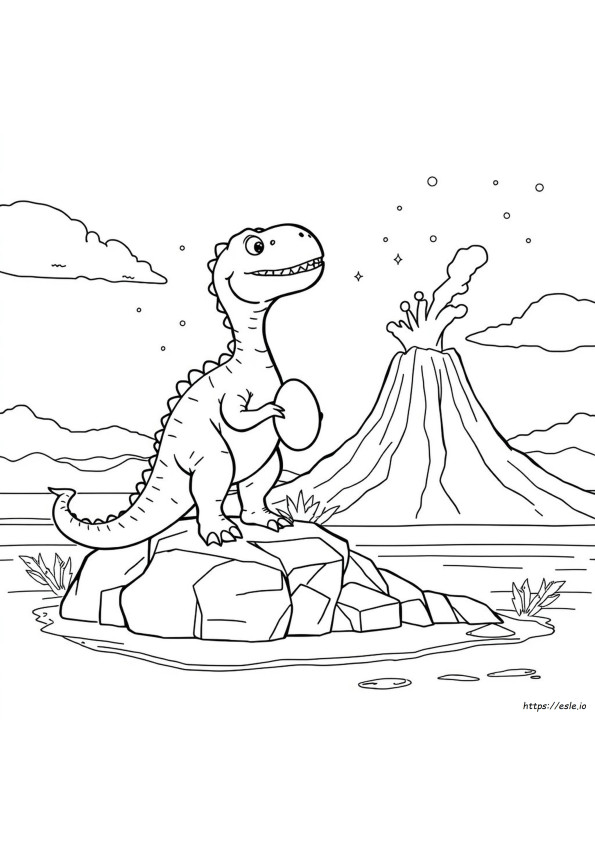 Dinoiembre Para Colorear