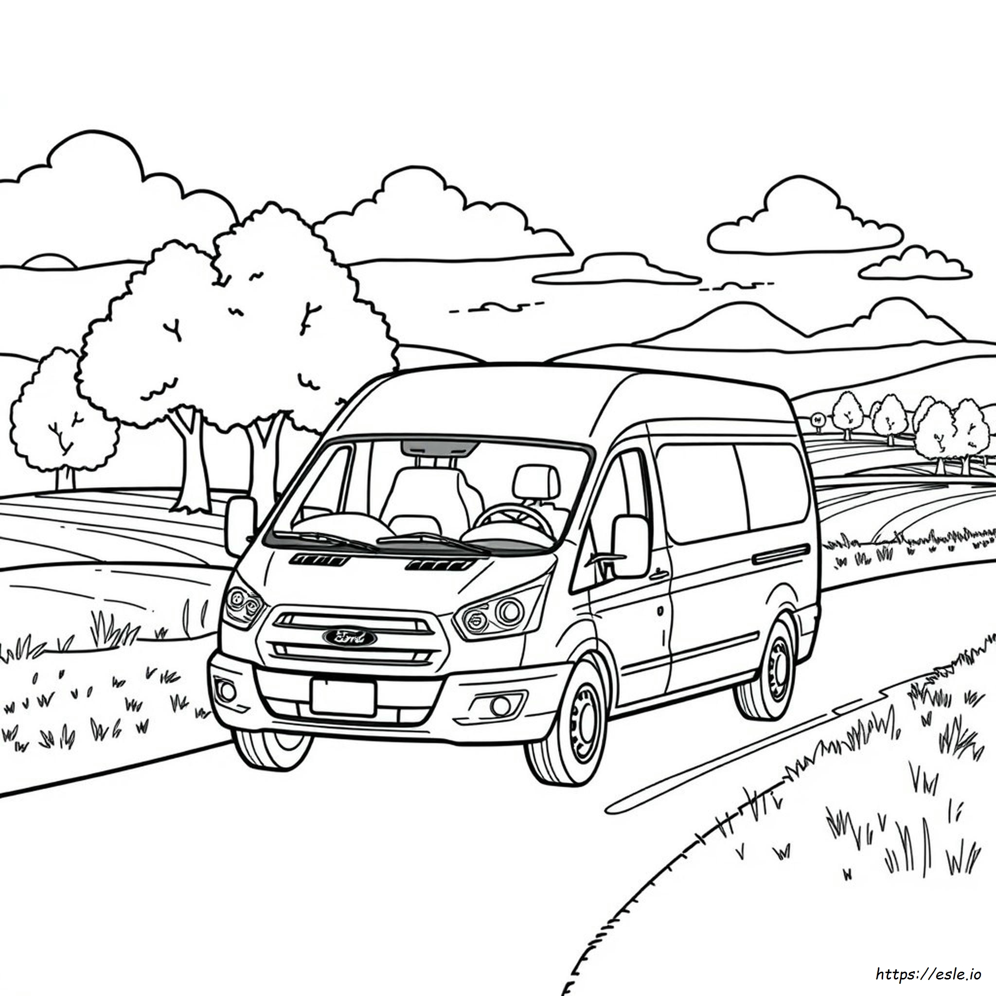 Ford Transit Da Colorare