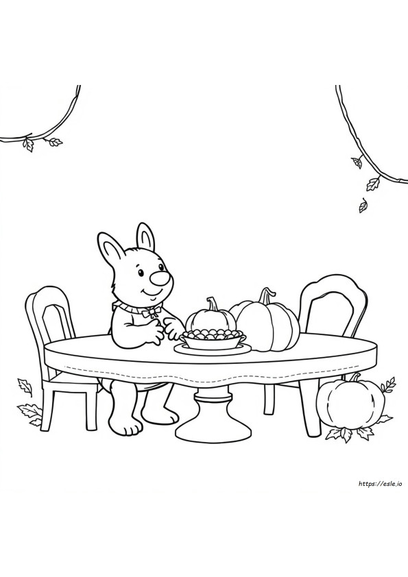 Arthur Thanksgiving Gambar Mewarnai