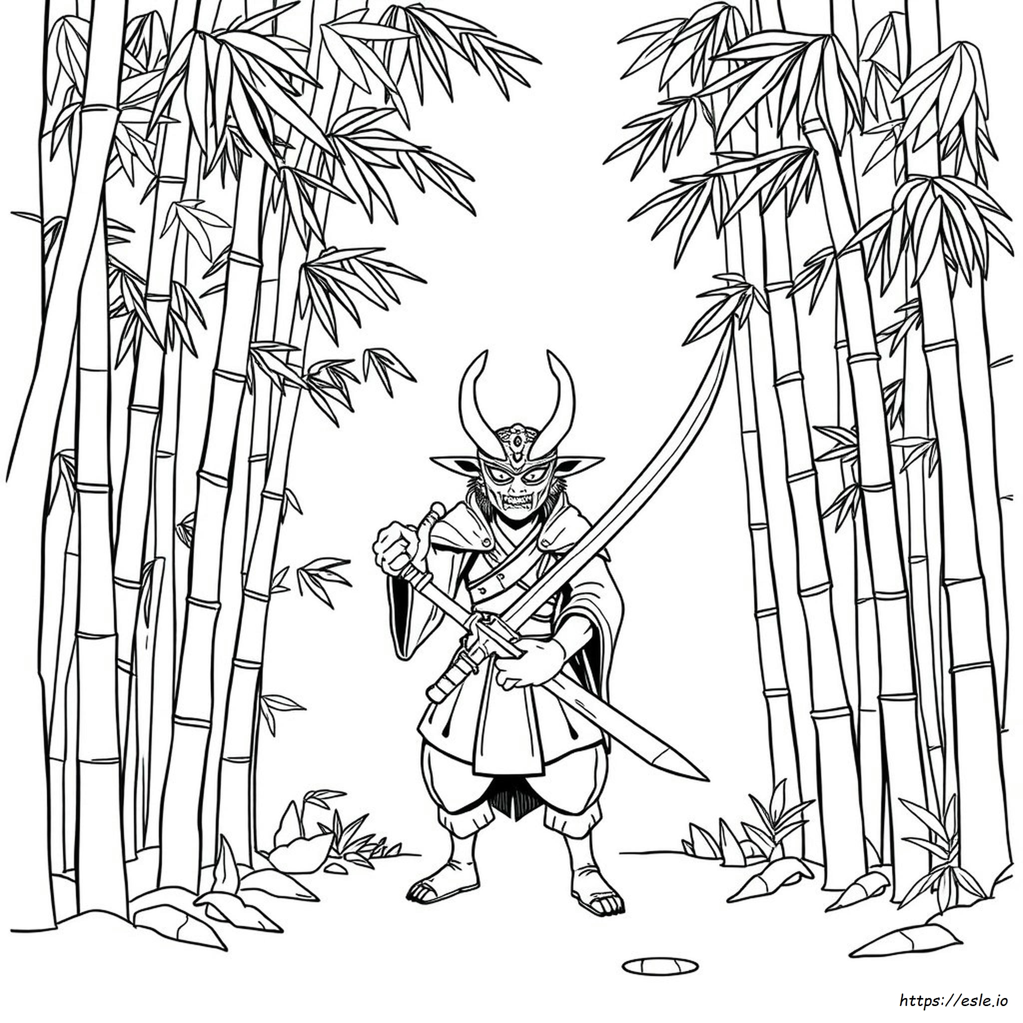 Demon Slayer Coloring Pages Kokushibo
