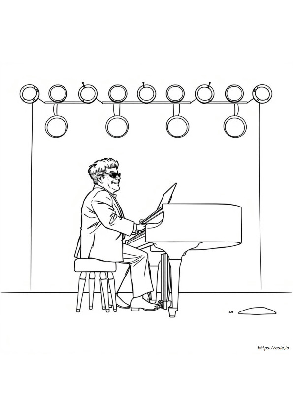 Elton John Gambar Mewarnai