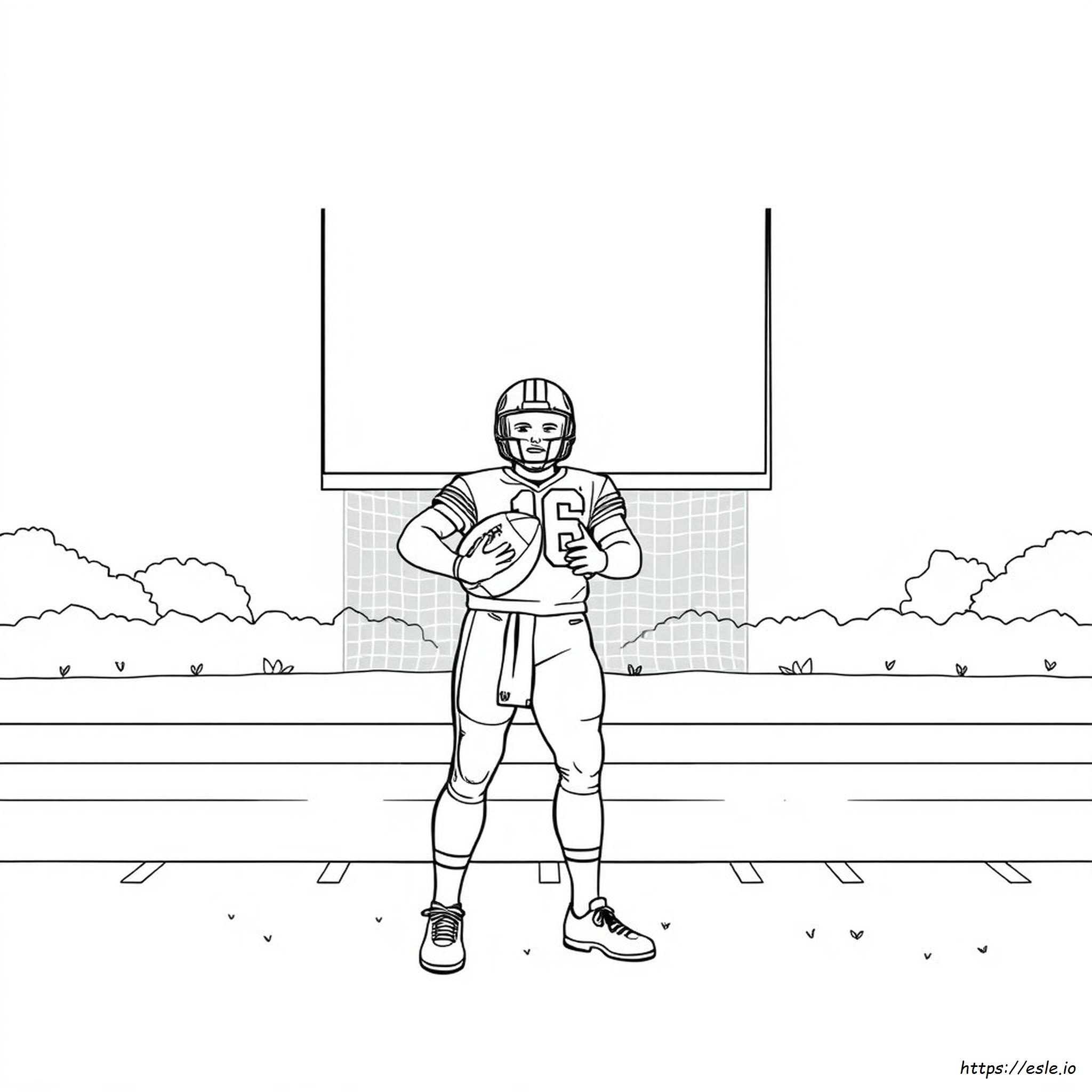 Kolorowanki Z Zawodnikami Nfl