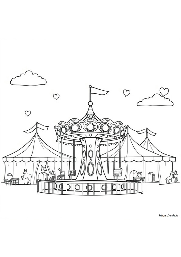 Kermis Kleurplaten
