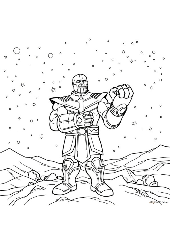 Comment Colorier Thanos