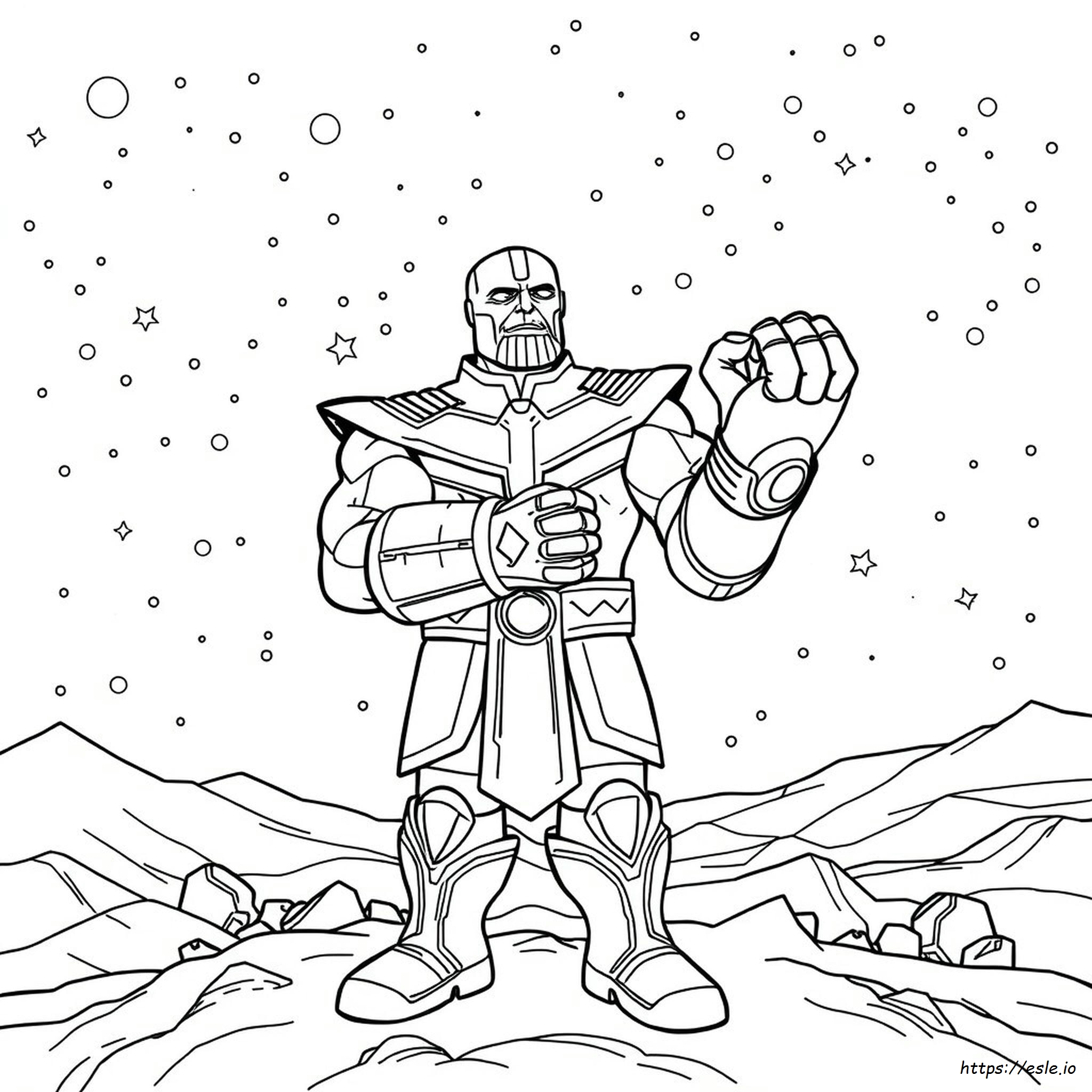 How To Color Thanos