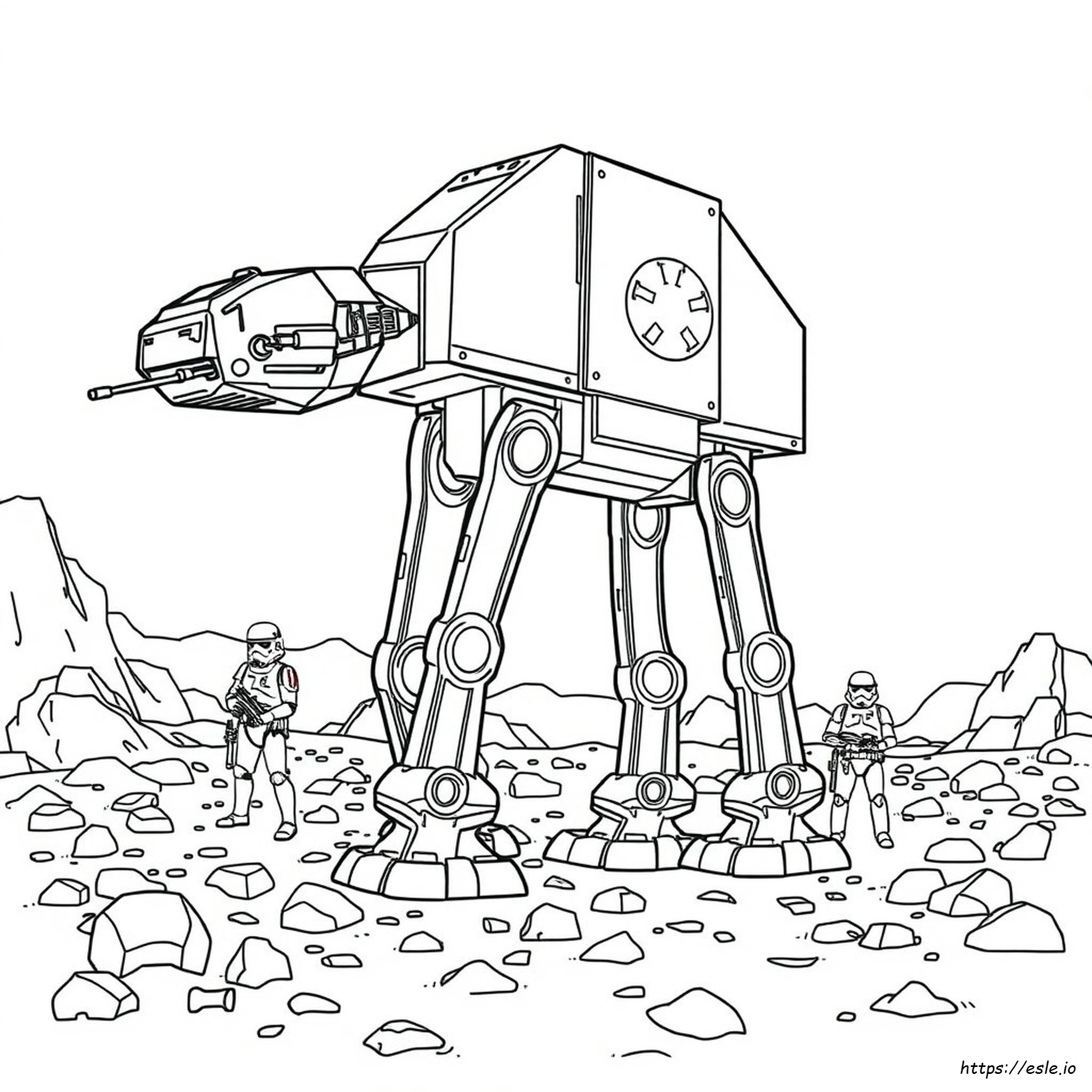 Star Wars At At Coloring Pages