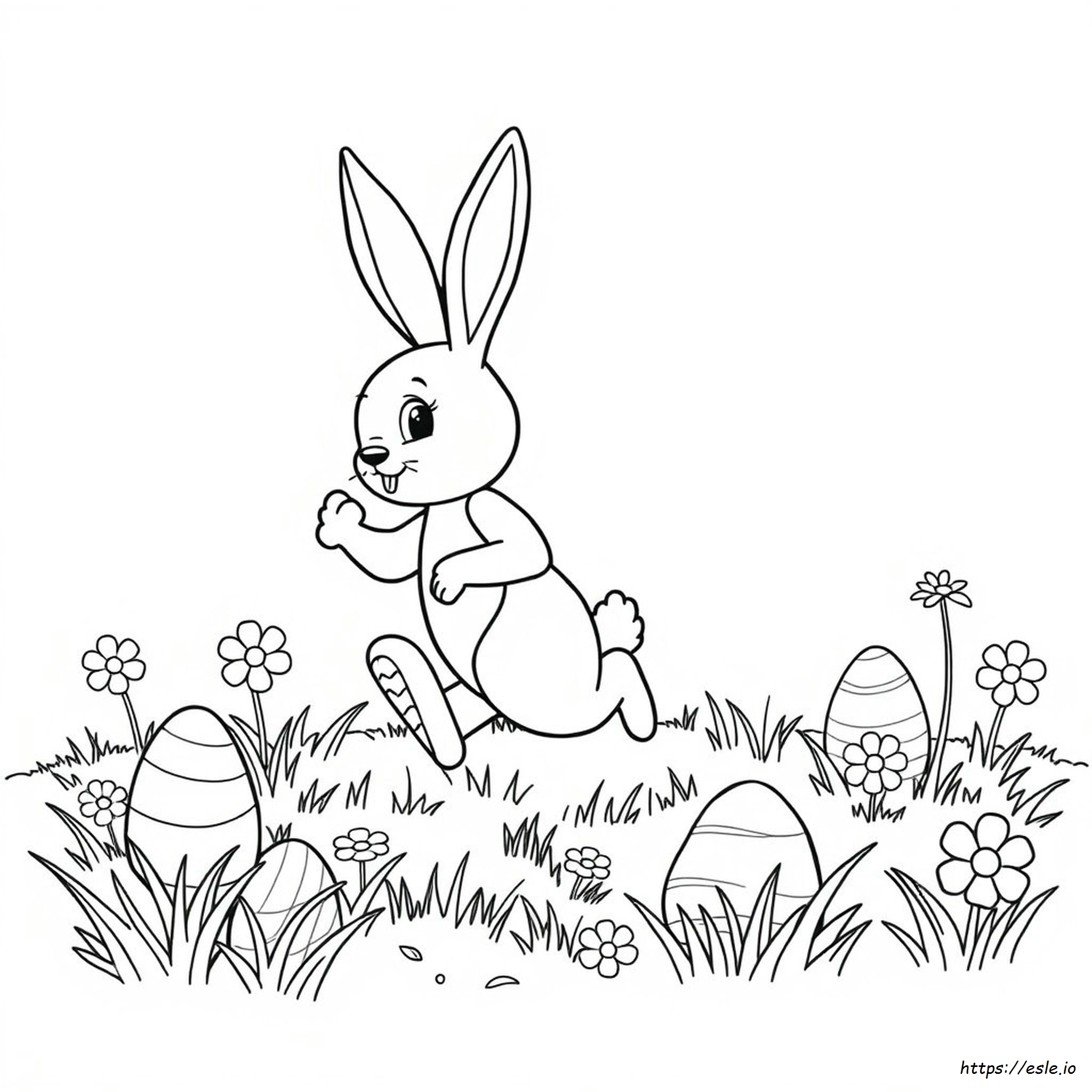 Images Of Easter Bunny Coloring Pages