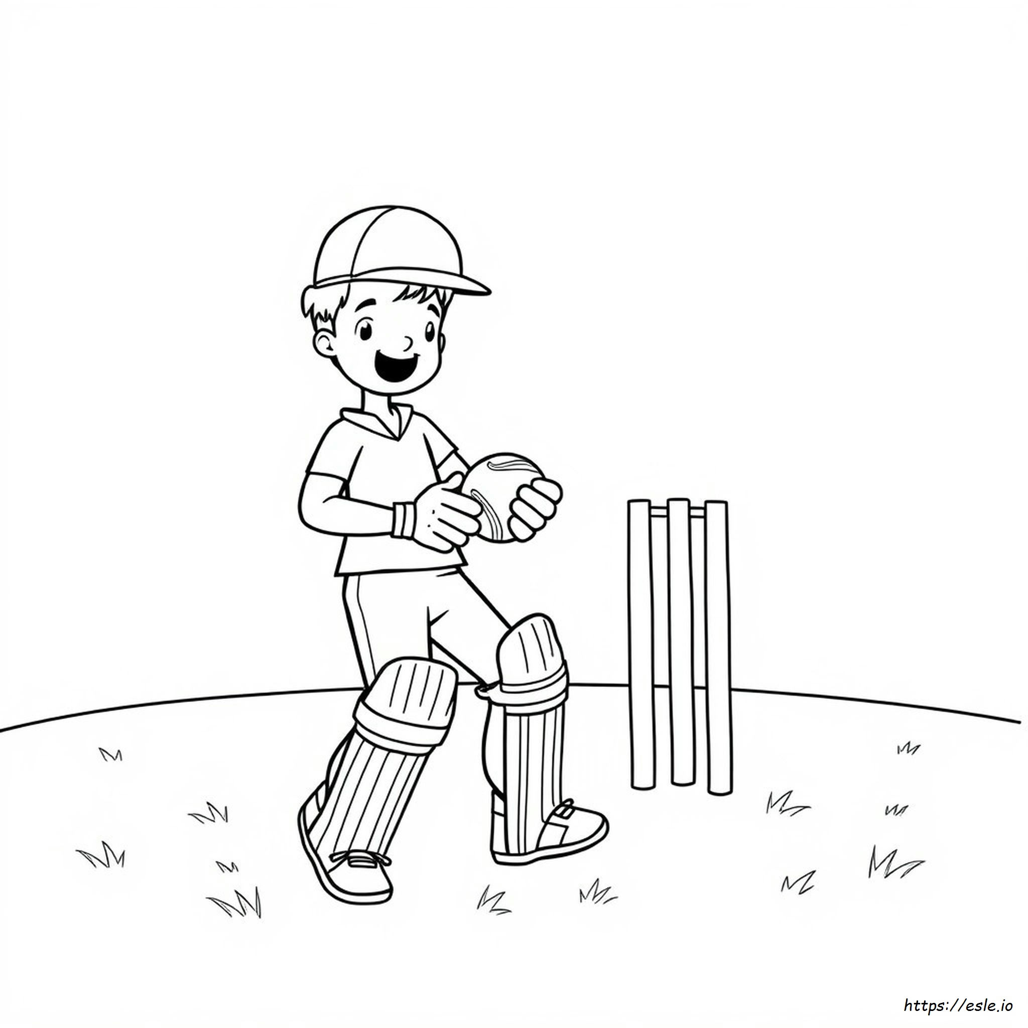Cricket Bat Coloring Pages