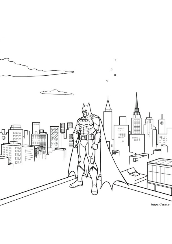 Coloriage Batman À Imprimer
