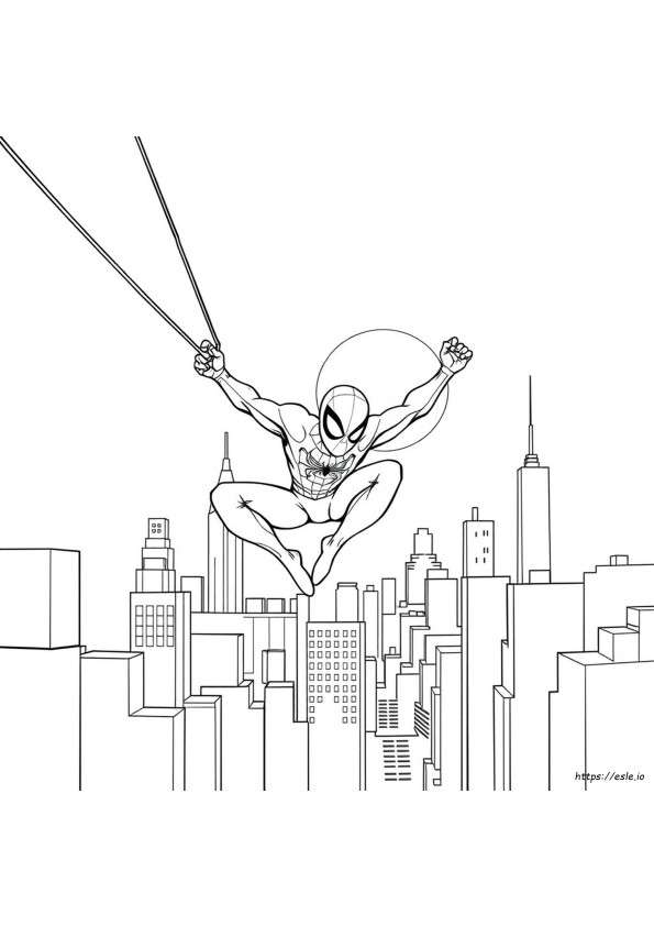 Pagini De Colorat Spiderman De Printat