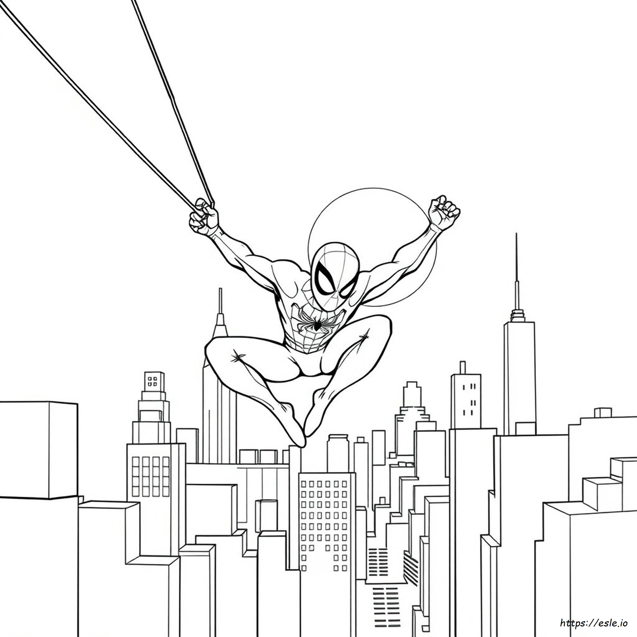 Coloring Pages Spiderman Para Colorear E Imprimir