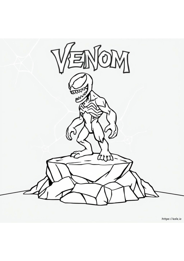 Venom De Colorat Pentru Copii