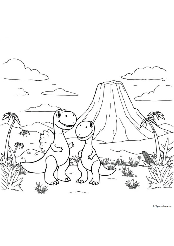 Arlo El Gran Dinosaurio Páginas Para Colorear