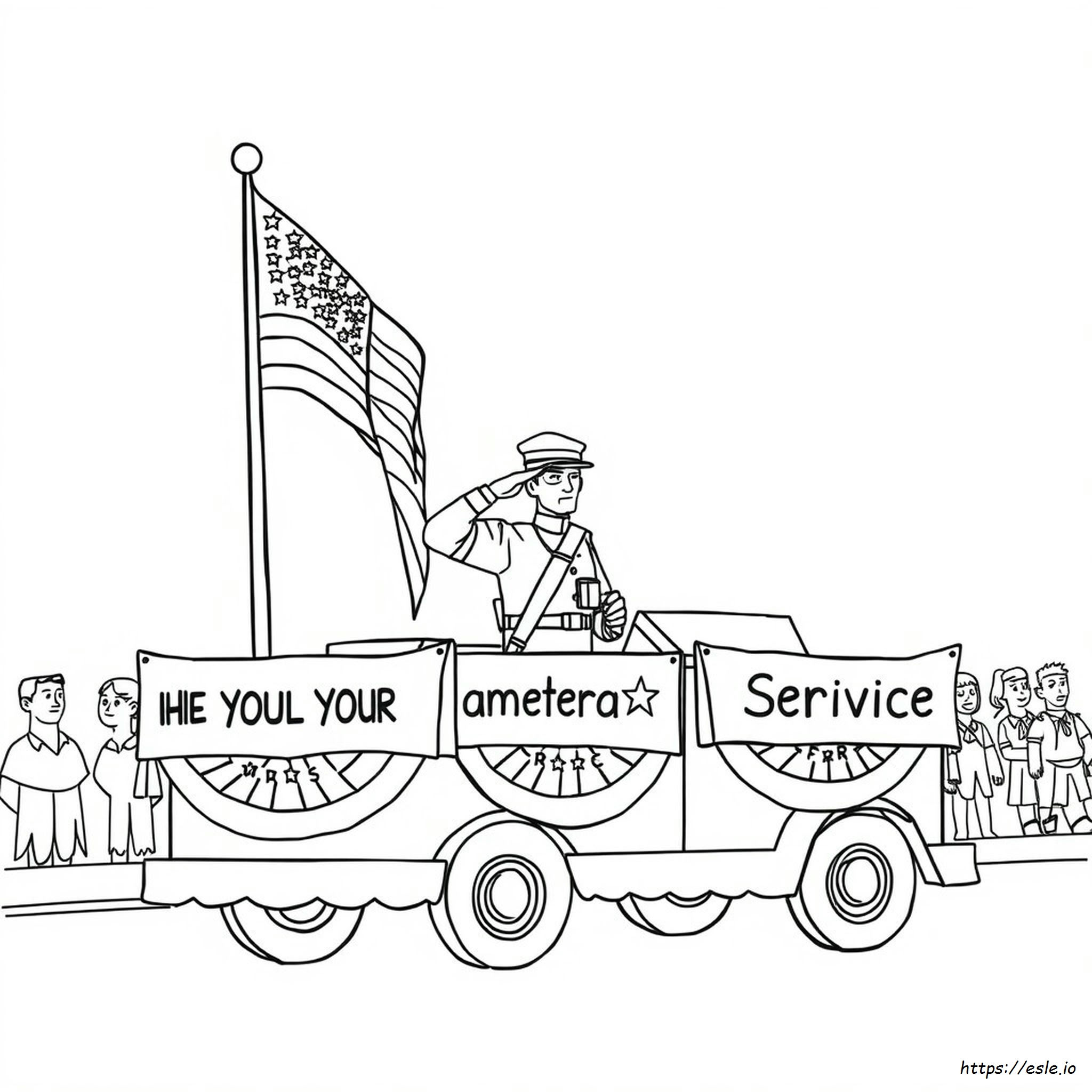 Día De Los Veteranos 2024 Para Colorear Imprimir