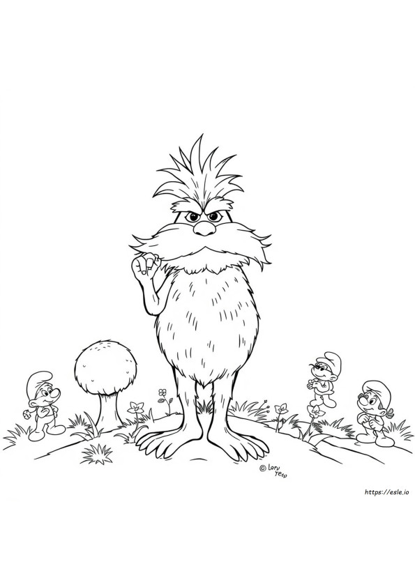 Mewarnai Gambar Lorax