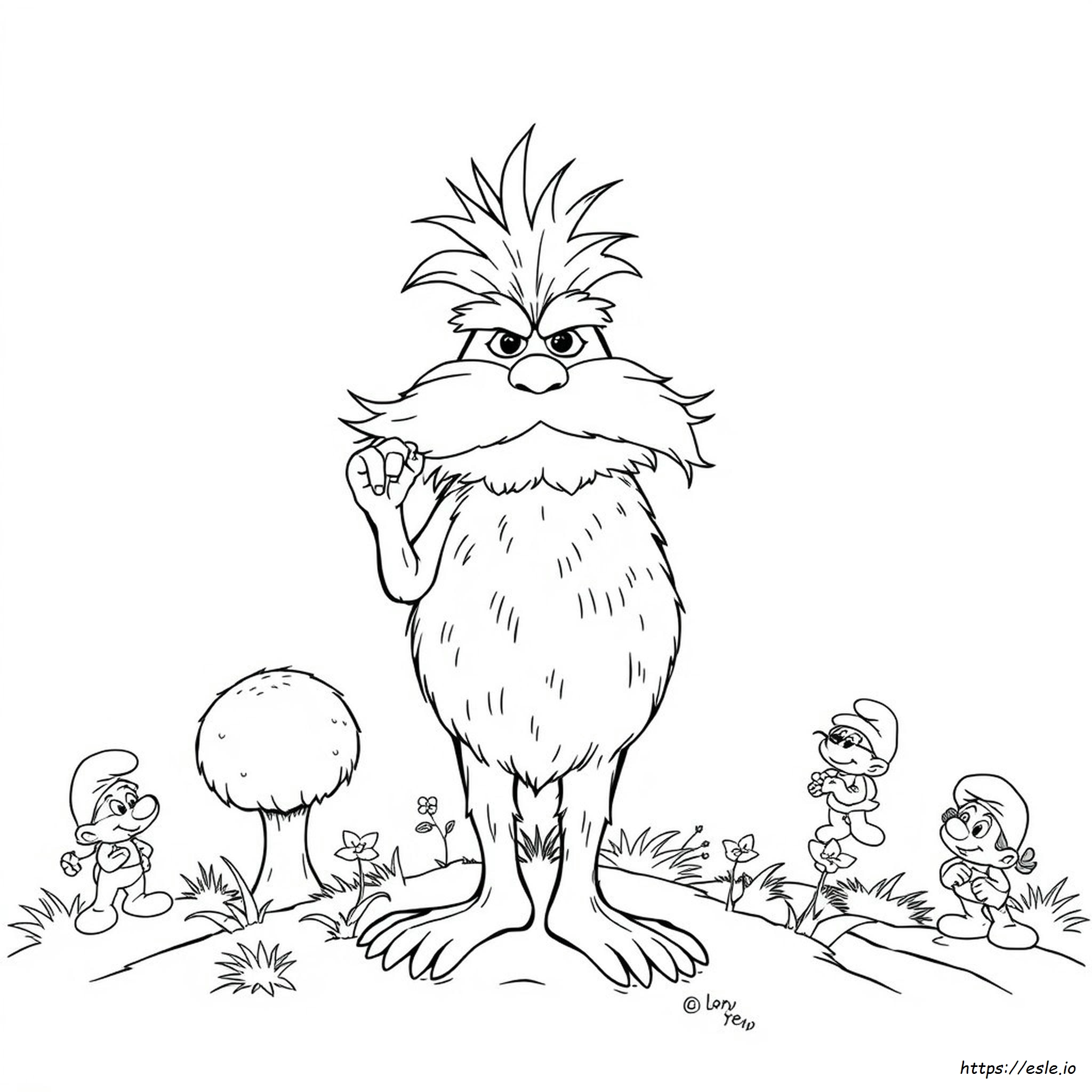 Il Lorax Da Colorare