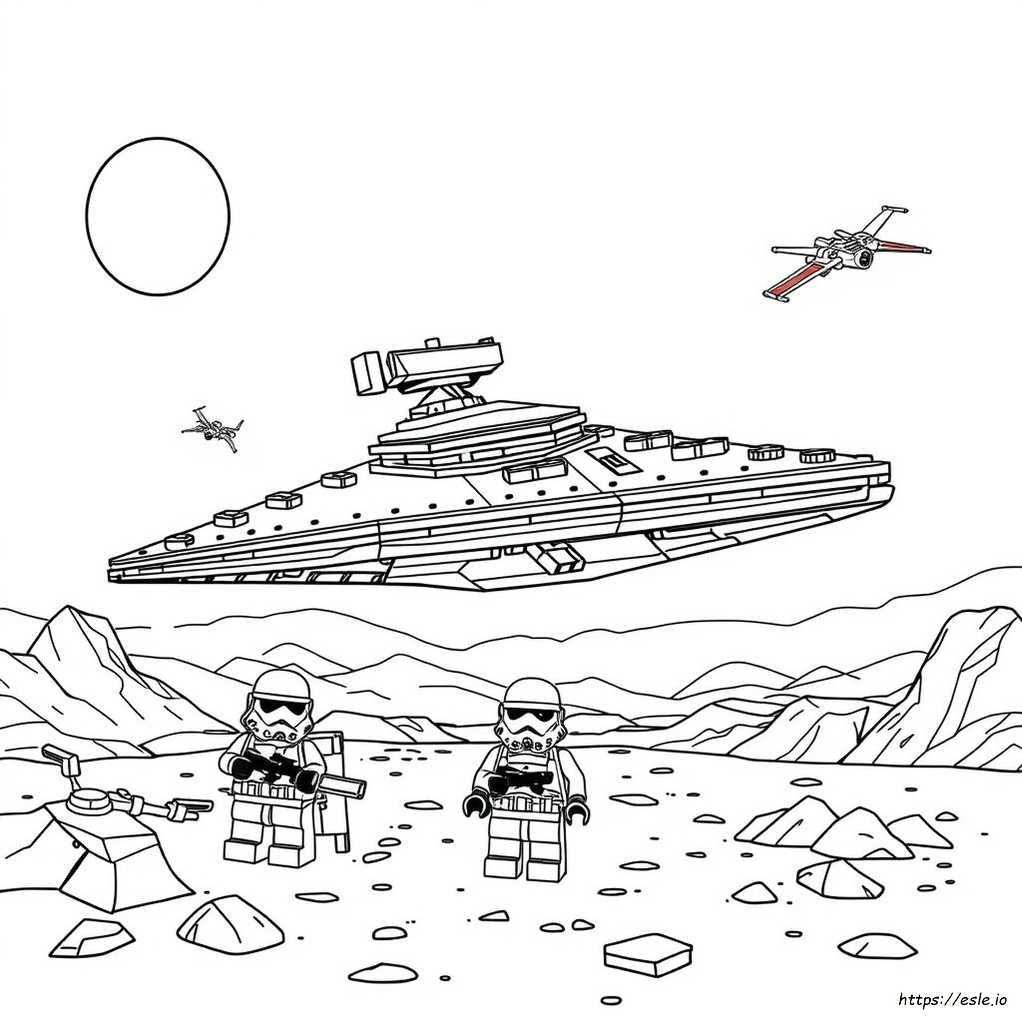 Lego Starwars Coloring Pages